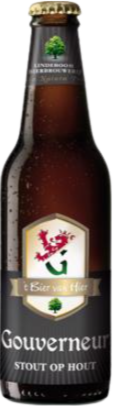 Gouverneur Stout op Hout flesje van 30cl